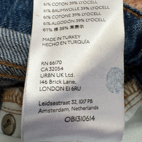 Pilcro The Joey High-Rise Distressed Wide-Leg Jeans, sz 31 - Picture 6 of 6